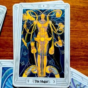 Thoth Tarot deck and books